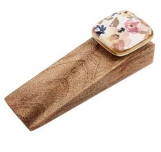 Rose Ceramic Door Cabinet Ceramic Wooden Door Stopper